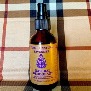 Fresh And Natural Lavender Deodorant 118 ML Spray Aluminum Free Essential Oils